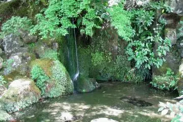 Ginkakuji temple's garden