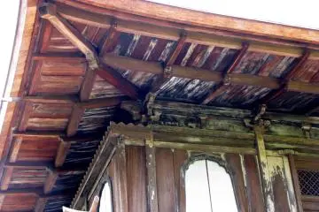 Ginkakuji is made from wood!