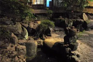 Inner garden of the udon museum