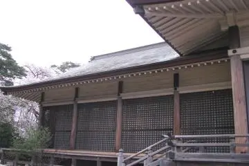 This shrine faces the museum