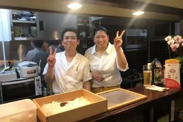 Wife & husband of Hamamura