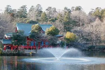 Benzaiten Pond at Inokashira Park, Mitaka City