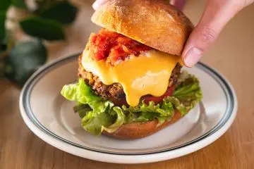 Vegan burger 