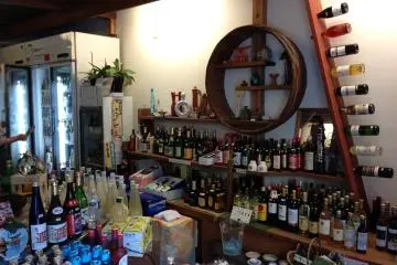 bottles & interior