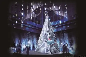 Space-themed Christmas tree