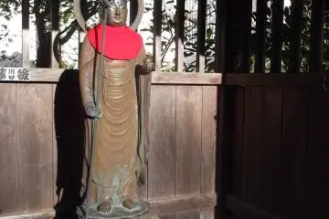 One of the statues in the grounds