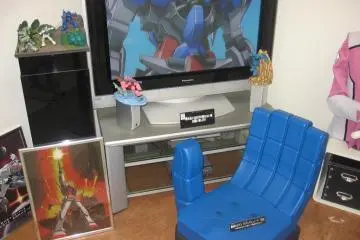 Inside the Osaka Gundams store