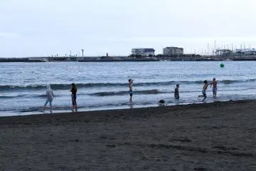 Enoshima Beach in July