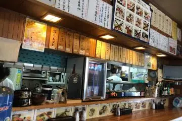 Inside the restaurant