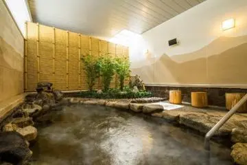 Natural hot spring bath