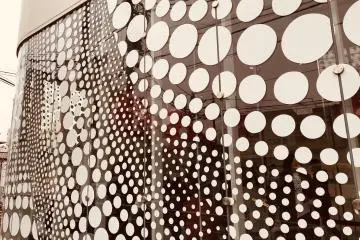 Kusama's design themes are seen throughout the museum 