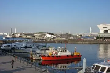 The view to Osanbashi Pier