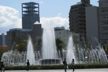 The eternal fountain for the victims
