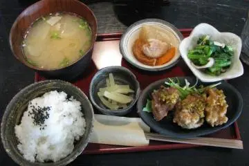 Traditional Japanese dinner