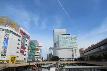 The square in front of the JR Sendai Station