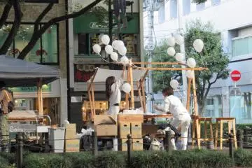 Getting ready for a festival