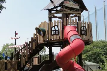 The playground tower for 6-12 year old kids