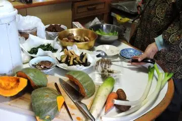 Lots of vegetables