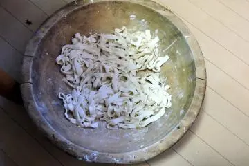 The noodles are ready