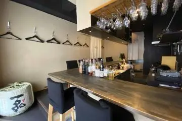 Inside the bar