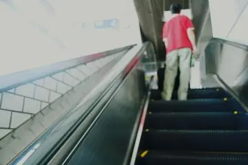 Escalators to the Shinkansen platforms