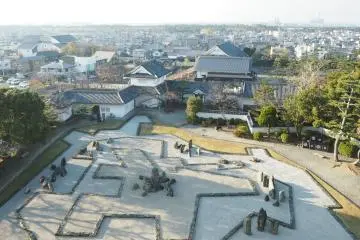 Pemandangan dari atas menara kastil