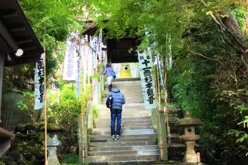 Sugimotoe Temple Niomon and steps