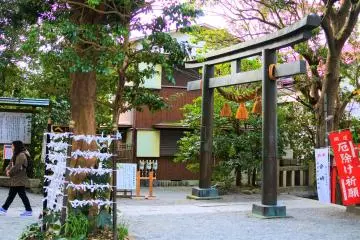 The shrine grounds