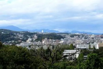 The view of Sendai from Mt. Aoba