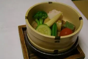 <p>ผักนึ่งประจำถิ่นอร่อยมาก</p>