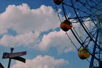 This ferris wheel is the largest in Hiroshima and its visible from every spot in Marina Hop.