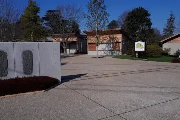 The entrance gate