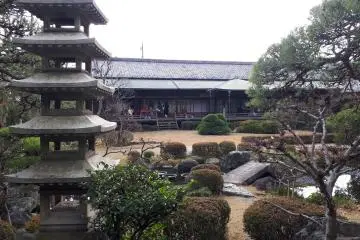 The viewing corridor from across the garden