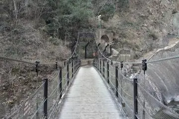 The suspension bridge