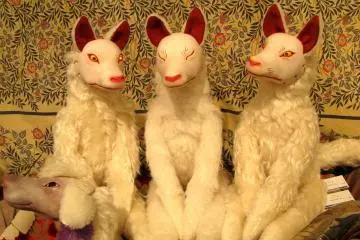 Kitsune by Japanese artist Noe at the exhibition Fantanima!