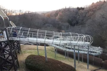 Awesome fun on the roller slide