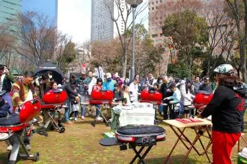 A true ode to the outdoors - the humble barbecue! (Photo: Tokyo Outside Festival Facebook)