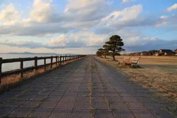Walking through Tennozaki Park