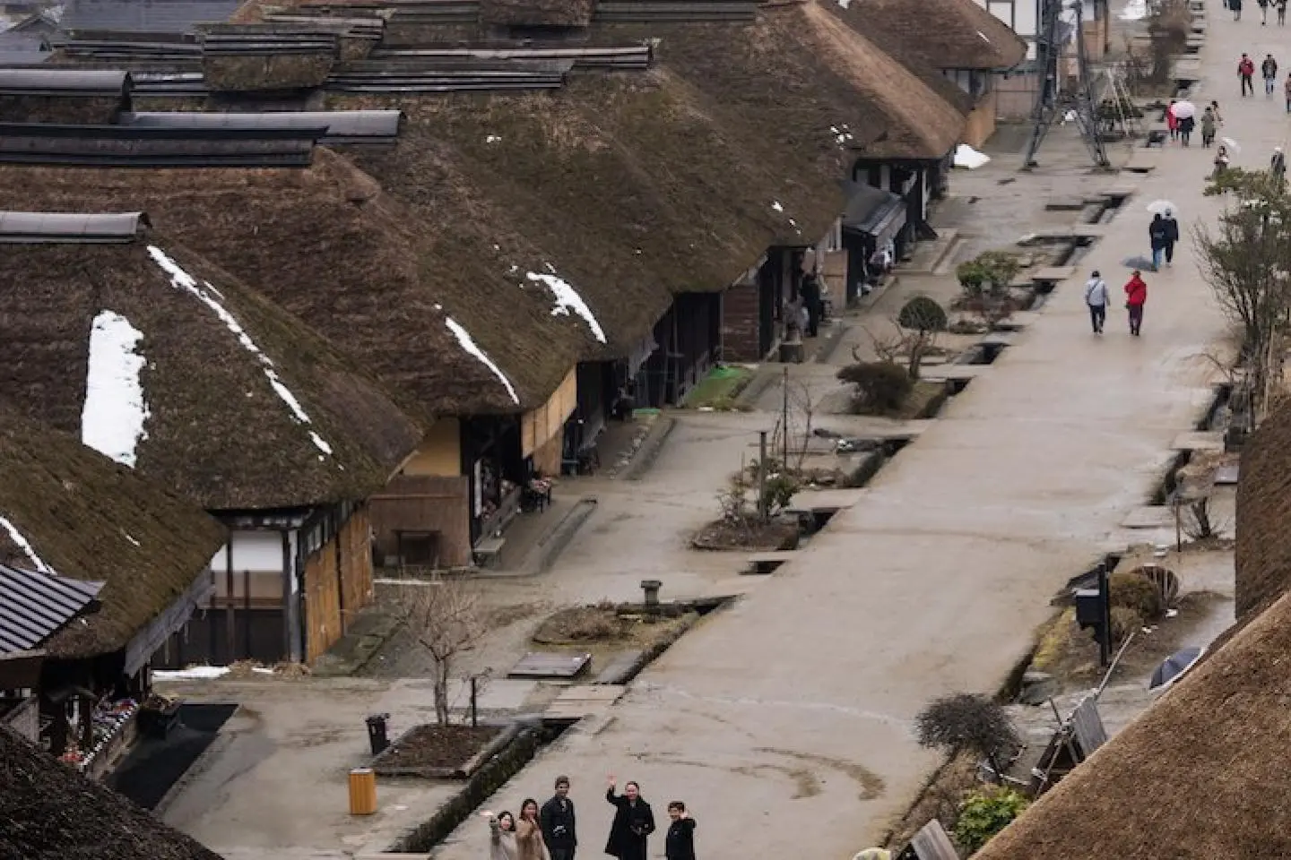 View of Ouchi-juku from Above (Photo: Mark Oxley)