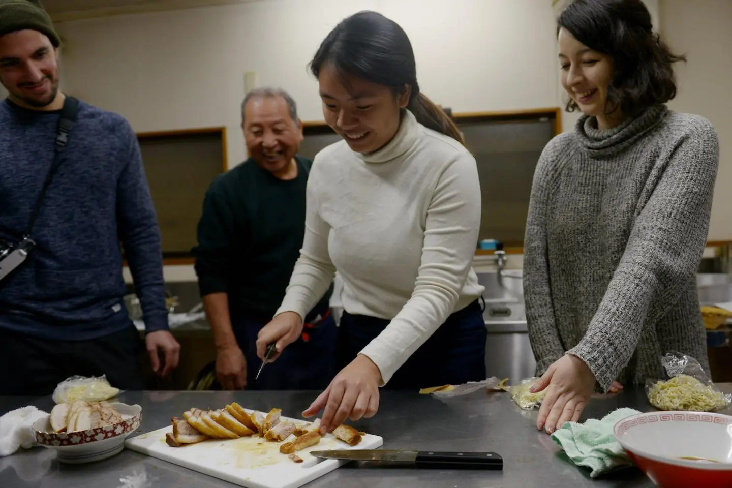 Learning How to Make Kitakata Ramen (Photo: Mark Oxley)