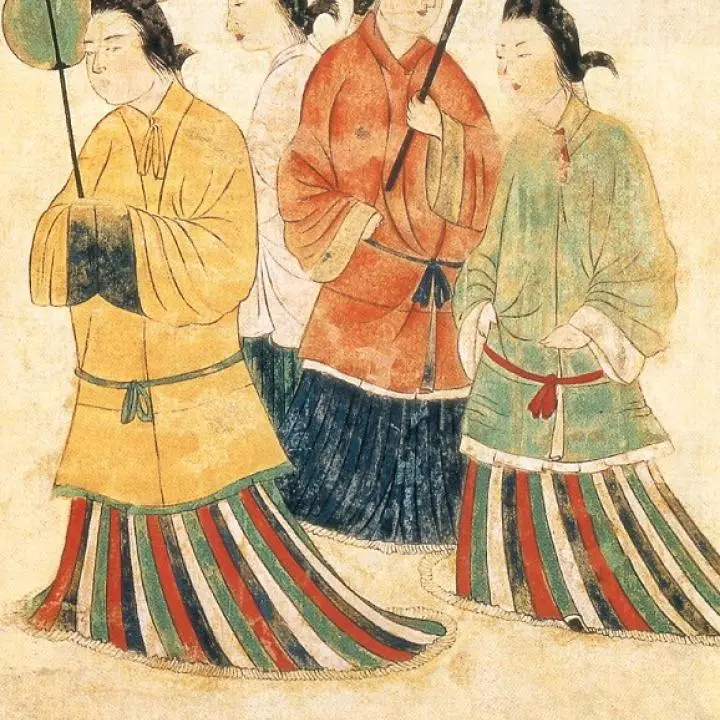 こまち絵画7点 Takamatsuzuka Mural Hall in Asuka - Nara - Japan Travel