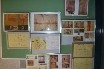 Inside the mural hall