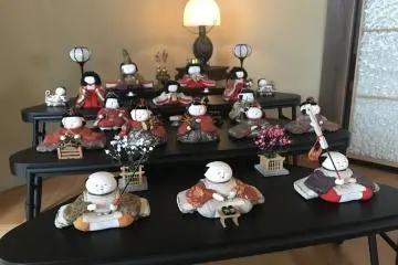 Part of doll's festival exhibition