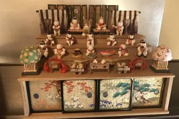 Doll's festival exhibit