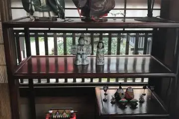 Miniature doll's festival exhibit