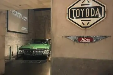 Set in the cleanest garage you have ever seen, the various signs and videos of Japanese city-scapes are a sight to behold
