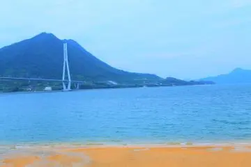 The beautiful blue sea