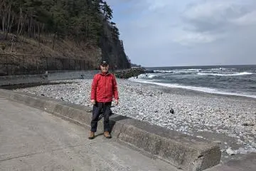 The landing at the end