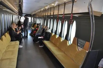 Hiei train: inside