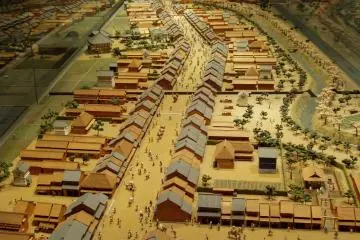 Diorama exhibit at the museum